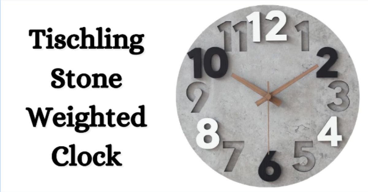 tischling stone weighted clock